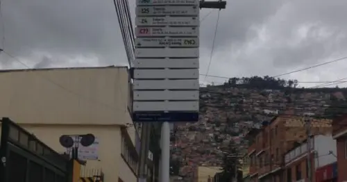 PARADERO SITP BARRIO SAN CRISTOBAL NORTE  102A01